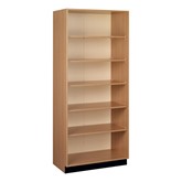 Tall Storage Cabinet w/ Open Shelves